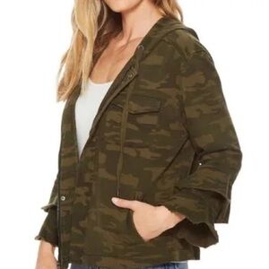 Anthropologie Sanctuary Green Camouflage Utility Jacket